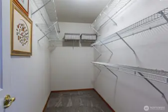 Junior primary walk-in closet