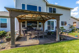 Gazebo on back patio