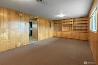 Great room off of front entry