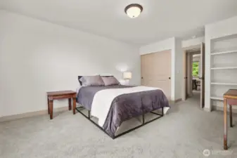 Large front facing bedroom on the second floor.