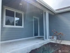 Covered patio.