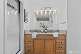 Fully remodeled bath