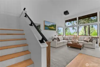 Huge new windows with electric shades