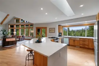 Kitchen to living room