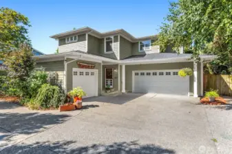 Pristine, Elegant, Sophisticated, with 3-car garages and extra parking in desirable Narrowmoor Neighborhood.