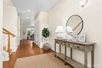 Gleaming Hardwood Floors