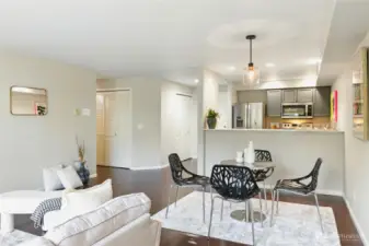 New lightening throughout condo.