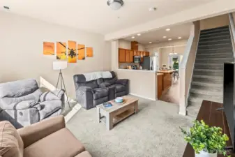 Living room on 2nd level
