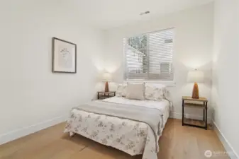 Bedroom on the main