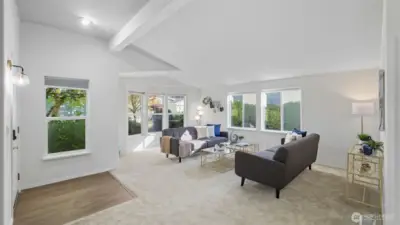 Large family room...