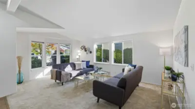 with lots of natural light!