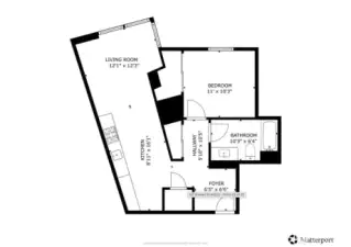 Unit floorplan