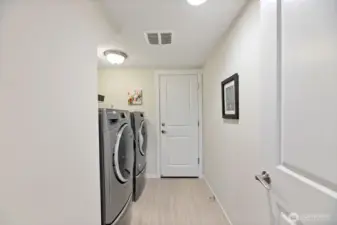 Main level laundry room