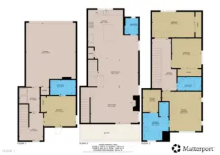 A well-designed floor plan offering flexible use of space to meet your needs
