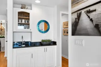 Wet Bar Off Kitchen