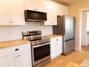 Brand new stainless steel appliances