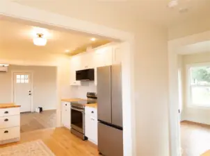 Warm and cheery -this property has an easy flow between rooms