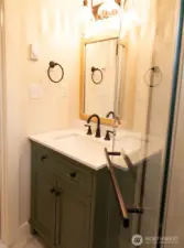 All new fixtures and cabinets