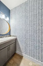 Main floor powder room