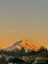 View from upstairs bedroom