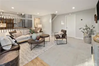 Spacious and inviting- great space to relax!