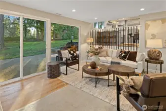 Lower level rec room!