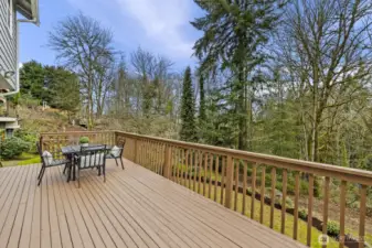 Imagine hosting summer BBQ's, or enjoying quiet morning coffee listening to the birds.