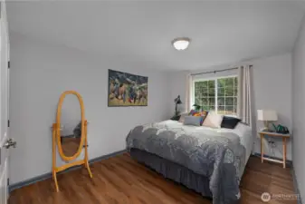 2nd bedroom with room for a California king bed.