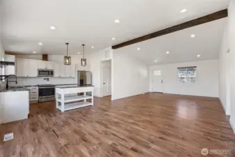 Open floor plan - living and dining