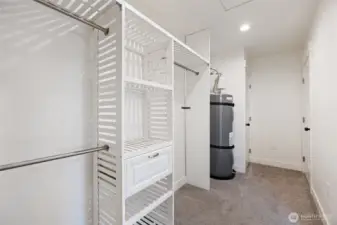 Large walk in closet