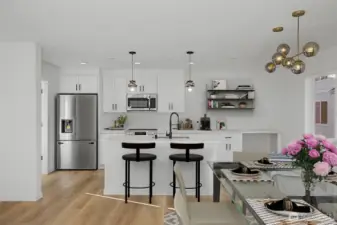 Photos virtually staged