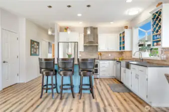 Newer stainless steel appliances