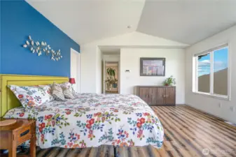 Large windows for natural light