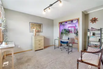 Bedroom currently used as an office