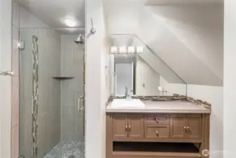 Updated guest bathroom