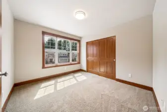 Bedroom #3 is spacious & overlooks the front of the Home.