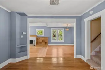 Dining Room with Stairs to Second Floor