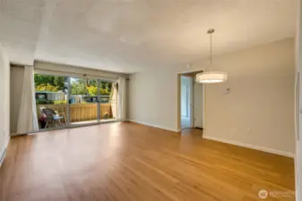 Very spacious living space.