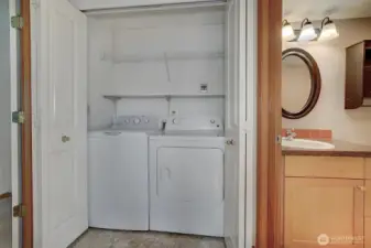 Laundry closet