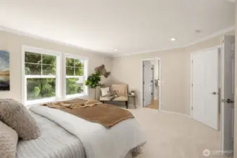 Spacious Primary Bedroom