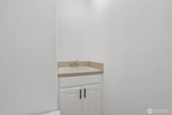 Laundry with sink