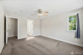 Ceiling fans for year round air flow