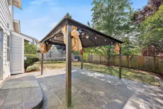 Gorgeous over-sized decorative stamped Patio