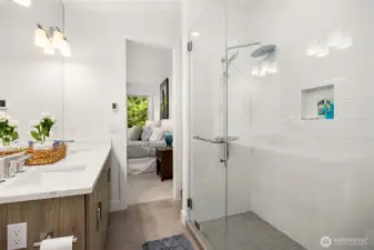 Attached bathroom