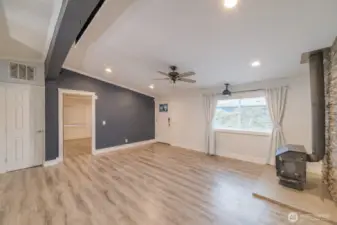 Light-filled, open living room