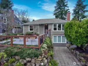 South Facing lot with ample off street parking