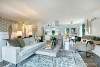 Open concept floorplan with thoughtful spaces