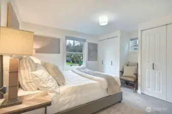 South Facing upstairs bedroom