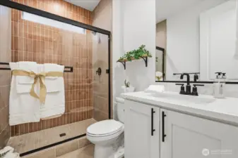 3/4 bathroom on main w/ walk-in shower