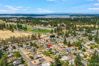 Just 3 houses from Ft. Steilacoom park, and a short drive to Steilacoom, Lakewood Towne Center, JBLM and I-5!